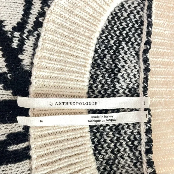 Anthropologie floral pop embroidered crew neck sweater - Picture 9 of 12